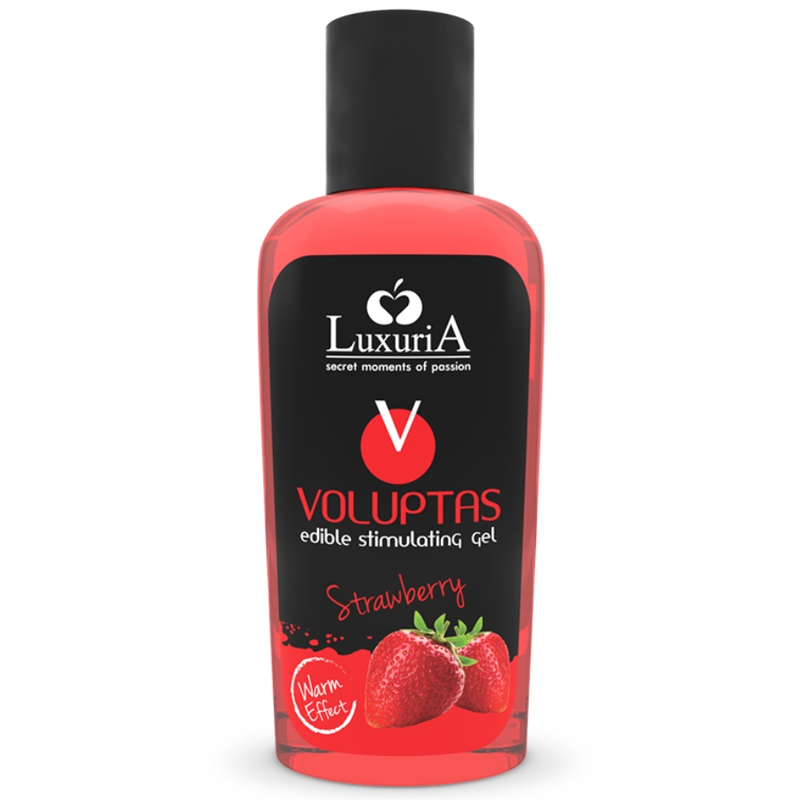 INTIMATELINE LUXURIA – VOLUPTAS EDIBLE MASSAGE GEL WARMING EFFECT – STRAWBERRY 100 ML