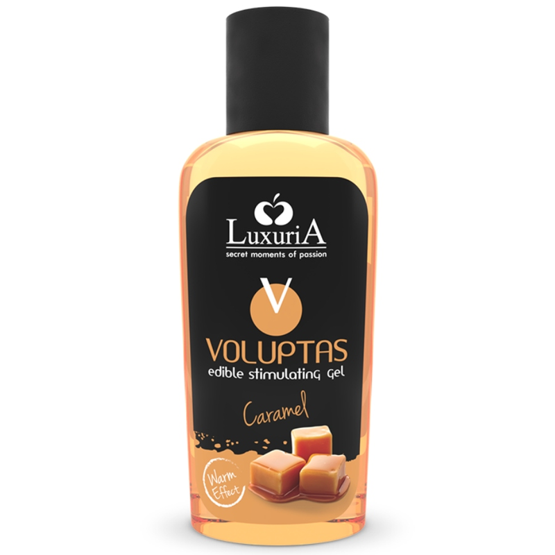 INTIMATELINE LUXURIA – VOLUPTAS EDIBLE MASSAGE GEL WARMING EFFECT – CARAMEL 100 ML