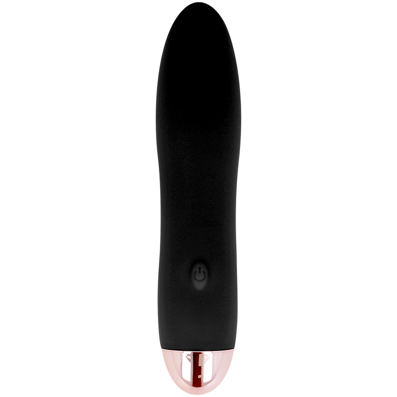 DOLCE VITA – RECHARGEABLE VIBRATOR FOUR BLACK 7 SPEEDS