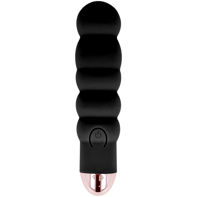 DOLCE VITA – RECHARGEABLE VIBRATOR SIX BLACK 7 SPEEDS