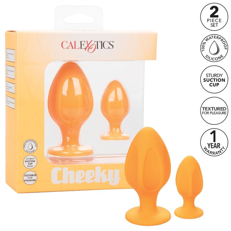 CALEXOTICS – CHEEKY BUTTPLUG ORANGE