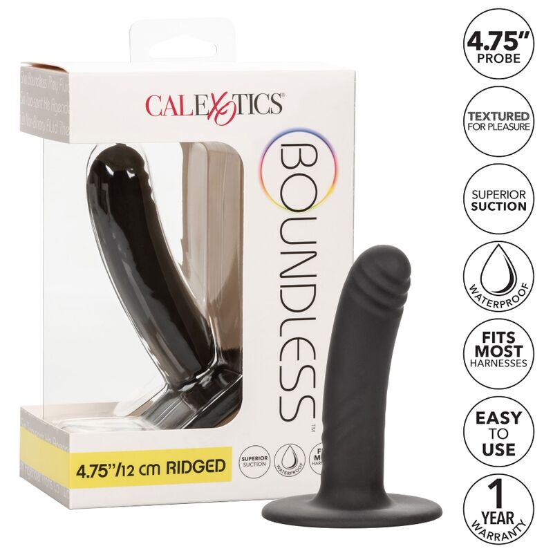 CALEXOTICS – BOUNDLESS DILDO 12 CM COMPATIBLE WITH HARNESS
