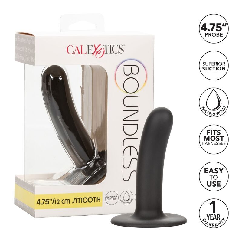 CALEXOTICS – BOUNDLESS DILDO 12 CM HARNESS COMPATIBLE SMOOTH
