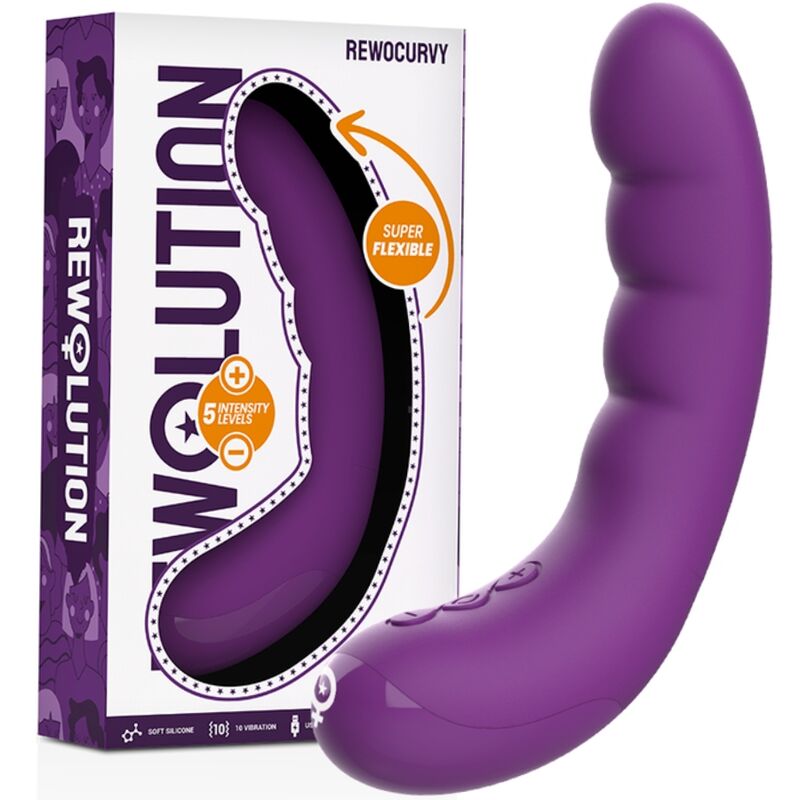 REWOLUTION – REWOCURVY RECHARGEABLE FLEXIBLE VIBRATOR