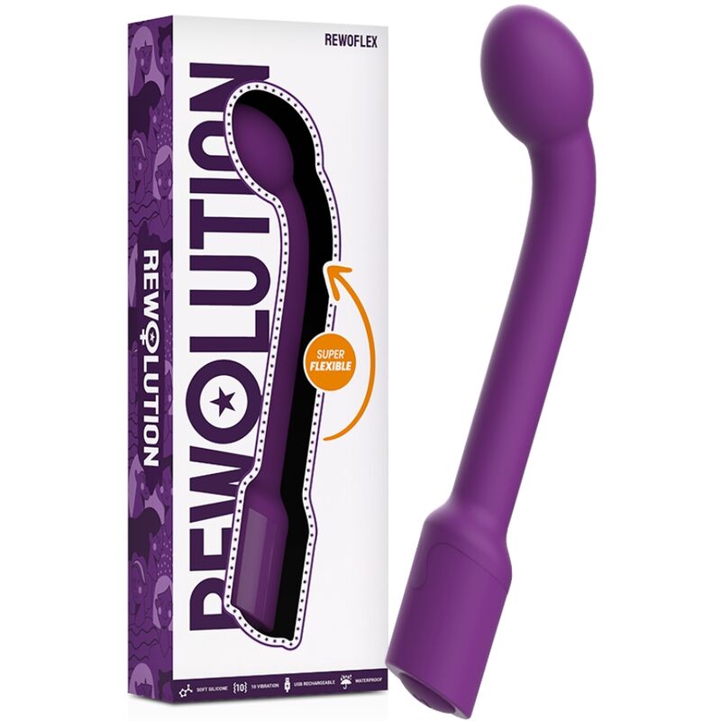 REWOLUTION – REWOFLEX FLEXIBLE G-POINT STIMULATOR VIBRATOR