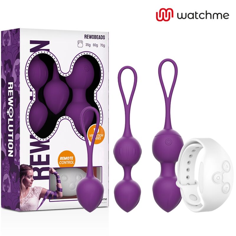 REWOLUTION – REWOBEADS VIBRATING BALLS REMOTE CONTROL WITH WATCHME TECHNOLOGY