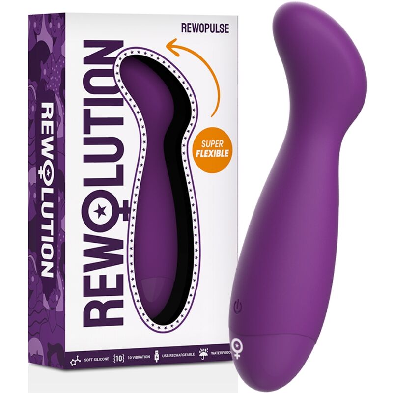 REWOLUTION – REWOPULSE FLEXIBLE VIBRATOR G-POINT STIMULATOR