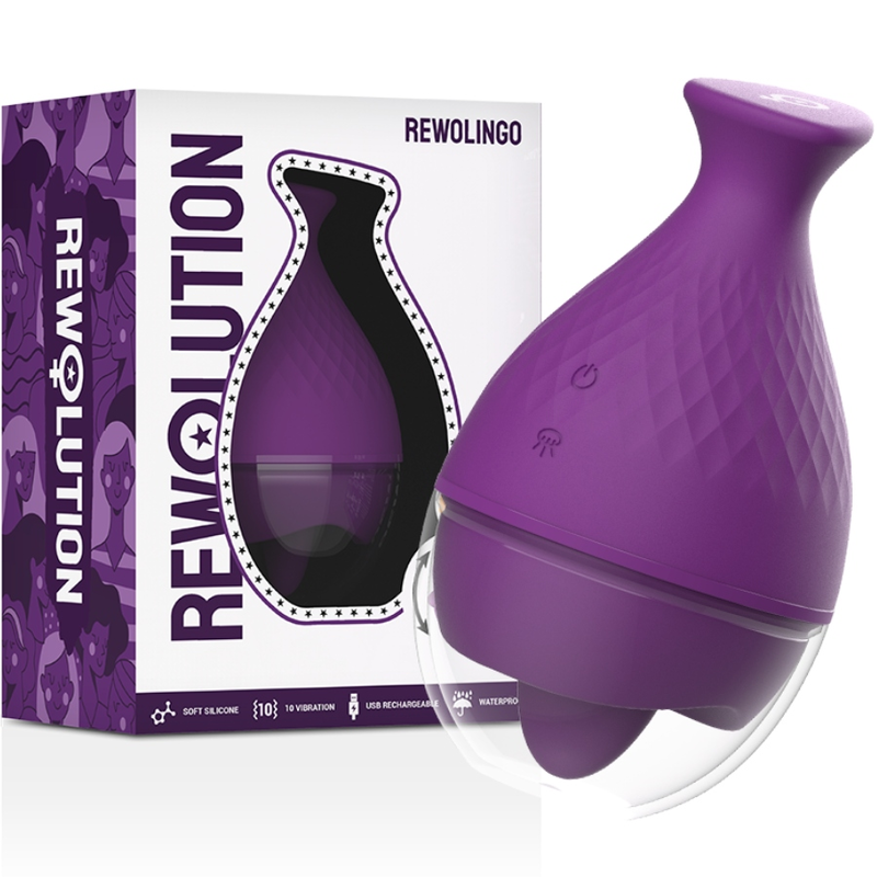REWOLUTION – REWOLINGO VIBRATOR WITH TONGUE