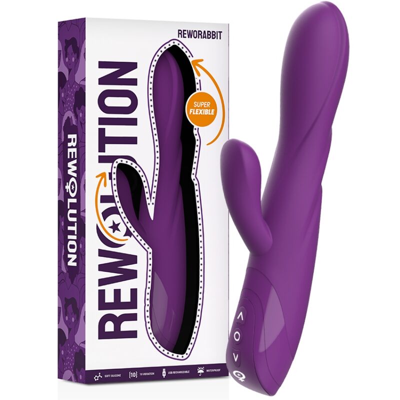 REWOLUTION – REWORABBIT FLEXIBLE VIBRATOR WITH RABBIT