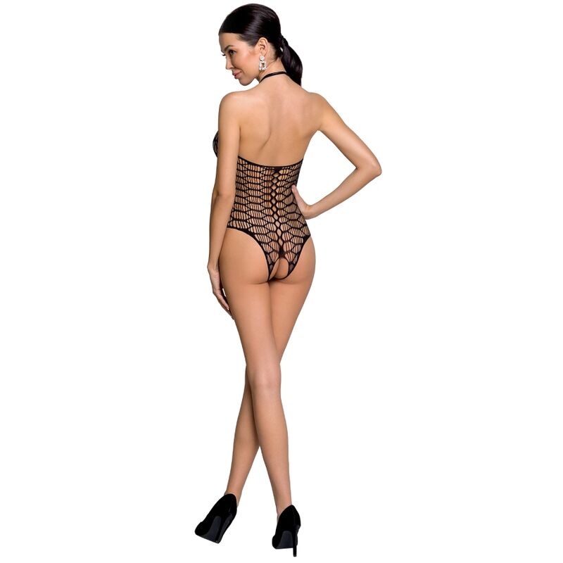 PASSION – WOMAN BS087 BLACK BODYSTOCKING ONE SIZE