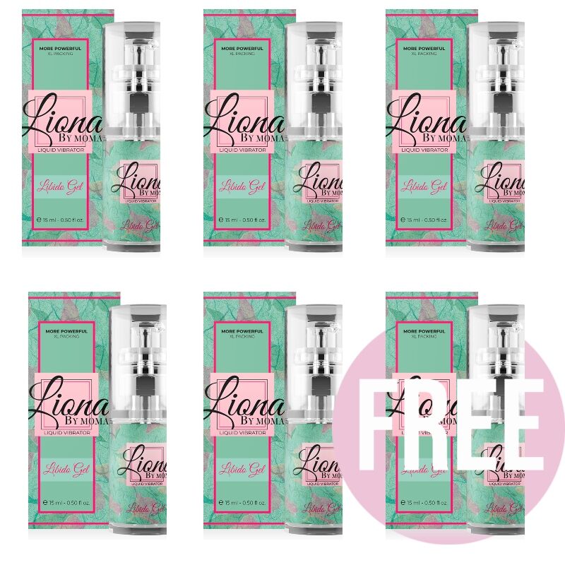 LIONA BY MOMA – LIQUID VIBRATOR LIBIDO GEL 15 ML 5+1 FREE