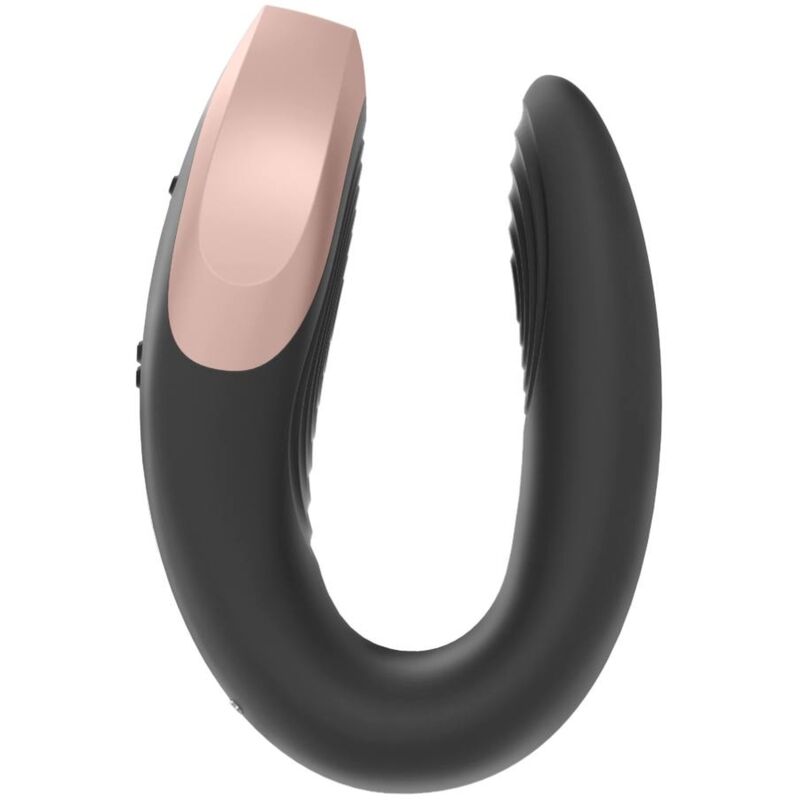 SATISFYER – DOUBLE LOVE LUXURY PARTNER VIBRATOR BLACK