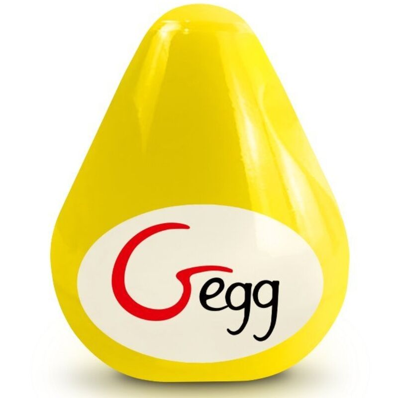 G-VIBE – REUSABLE YELLOW TEXTURED MASTURBATOR EGG
