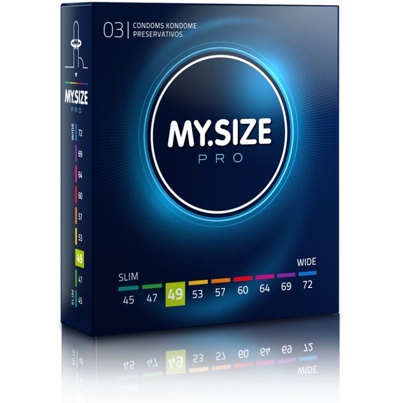 MY SIZE – PRO CONDOMS 49 MM 3 UNITS