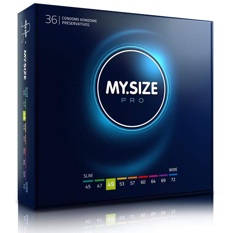 MY SIZE – PRO CONDOMS 49 MM 36 UNITS