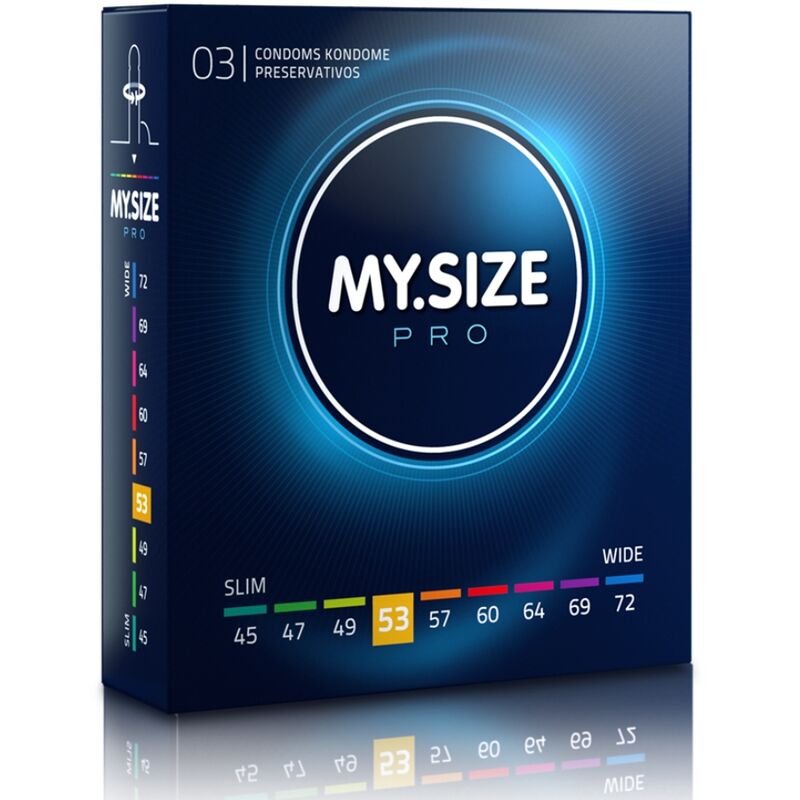 MY SIZE – PRO CONDOMS 53 MM 3 UNITS