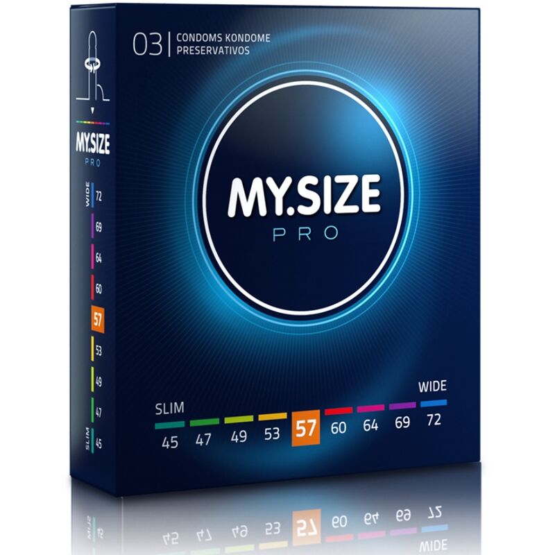 MY SIZE – PRO CONDOMS 57 MM 3 UNITS