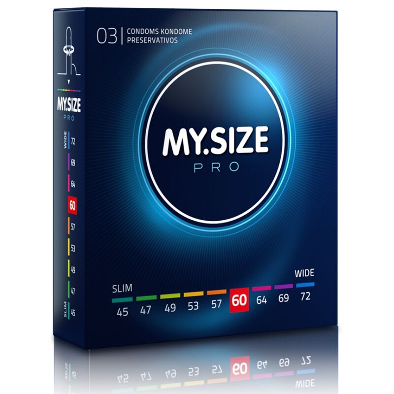 MY SIZE – PRO CONDOMS 60 MM 3 UNITS