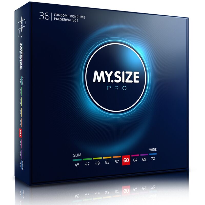 MY SIZE – PRO CONDOMS 60 MM 36 UNITS