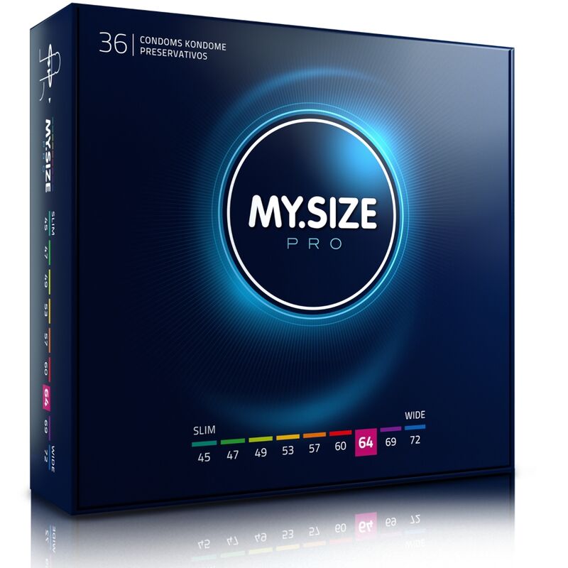 MY SIZE – PRO CONDOMS 64 MM 36 UNITS