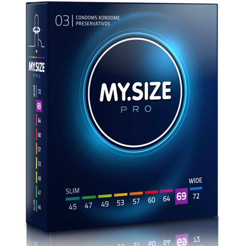 MY SIZE – PRO CONDOMS 69 MM 3 UNITS