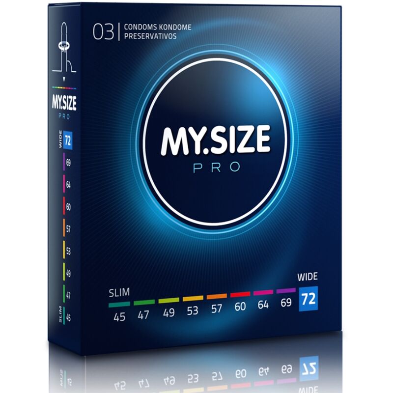 MY SIZE – PRO CONDOMS 72 MM 3 UNITS