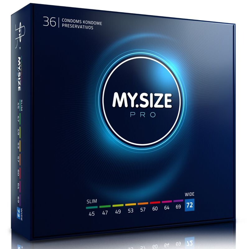 MY SIZE – PRO CONDOMS 72 MM 36 UNITS