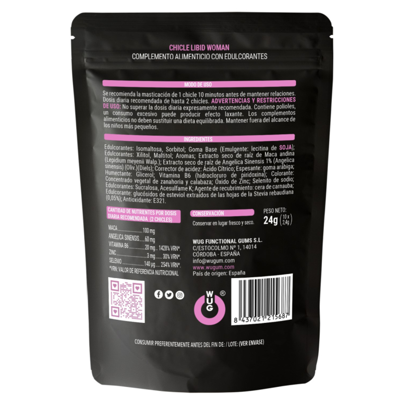 WUG SEX SENSE – LIBID WOMEN ENHANCER 10 UNITS