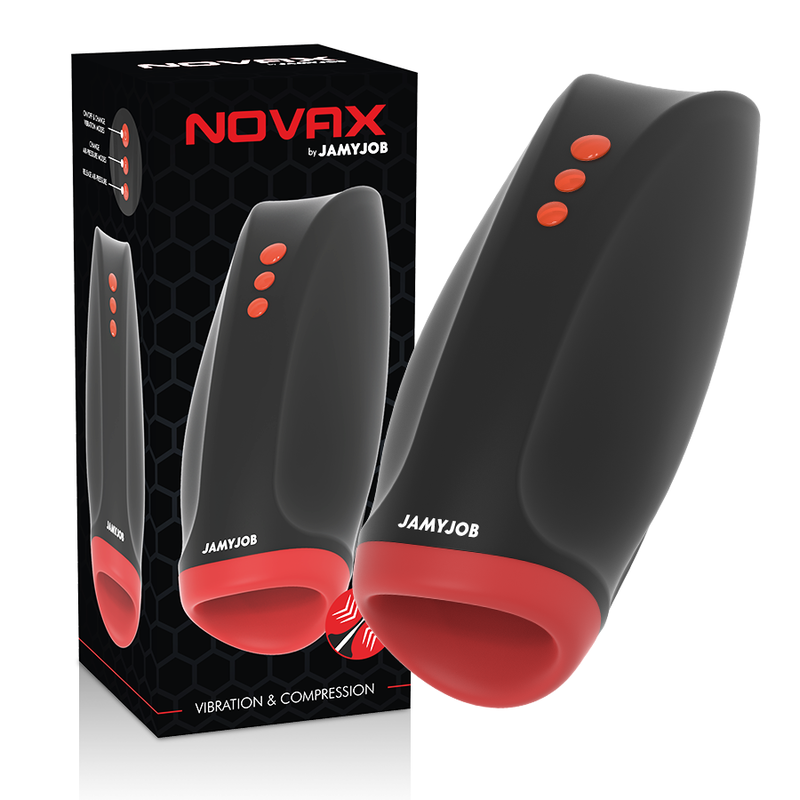 JAMYJOB – NOVAX MASTURBATOR WITH VIBRATION AND COMPRESSION