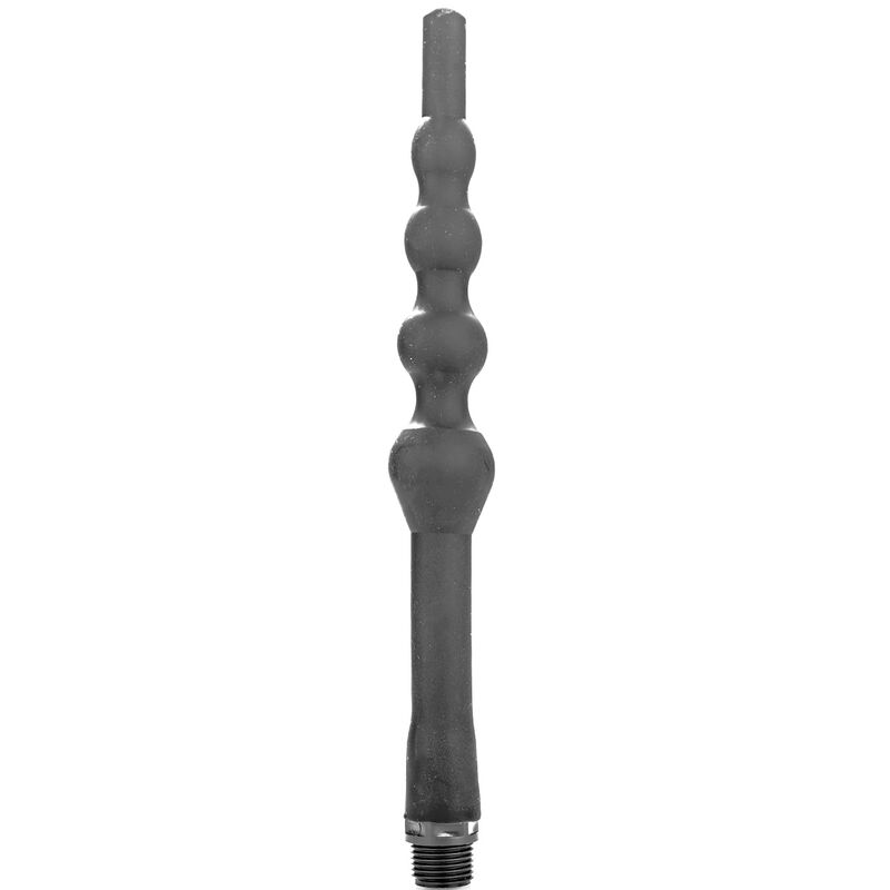 ALL BLACK – BEADED SHOWER ANAL SILICONE 27 CM