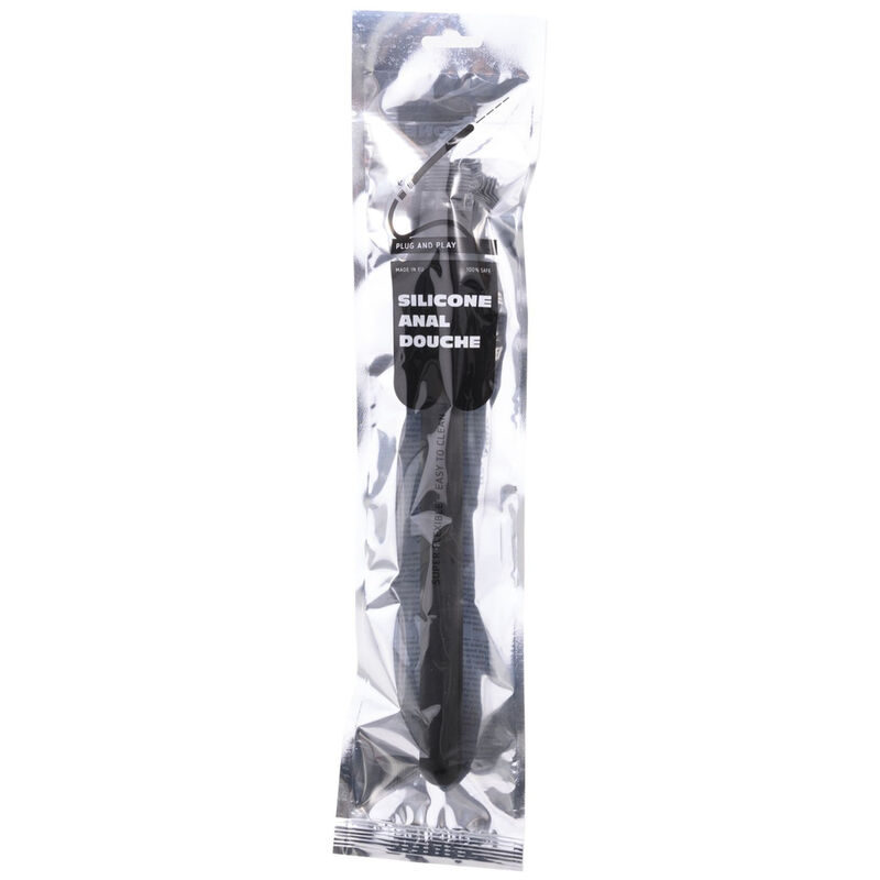 ALL BLACK – BEADED SHOWER ANAL SILICONE 27 CM