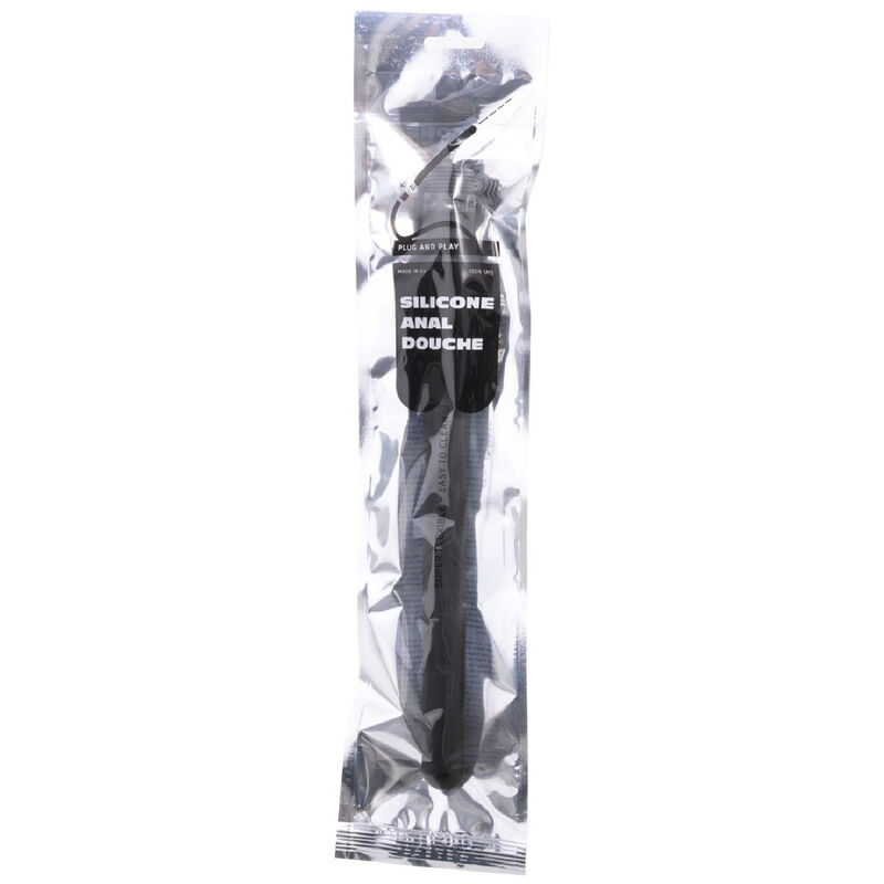 ALL BLACK – MEGA RIPPLE SHOWER ANAL SILICONE 28.5 CM