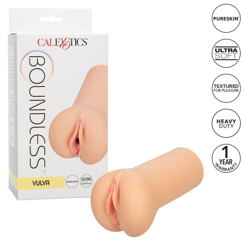 CALEXOTICS – BOUNDLESS VULVA STROKER LIGHT SKIN