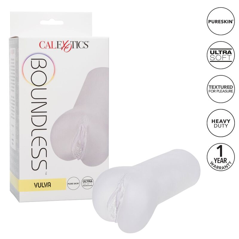 CALEXOTICS – BOUNDLESS VULVA STROKER TRANSPARENT