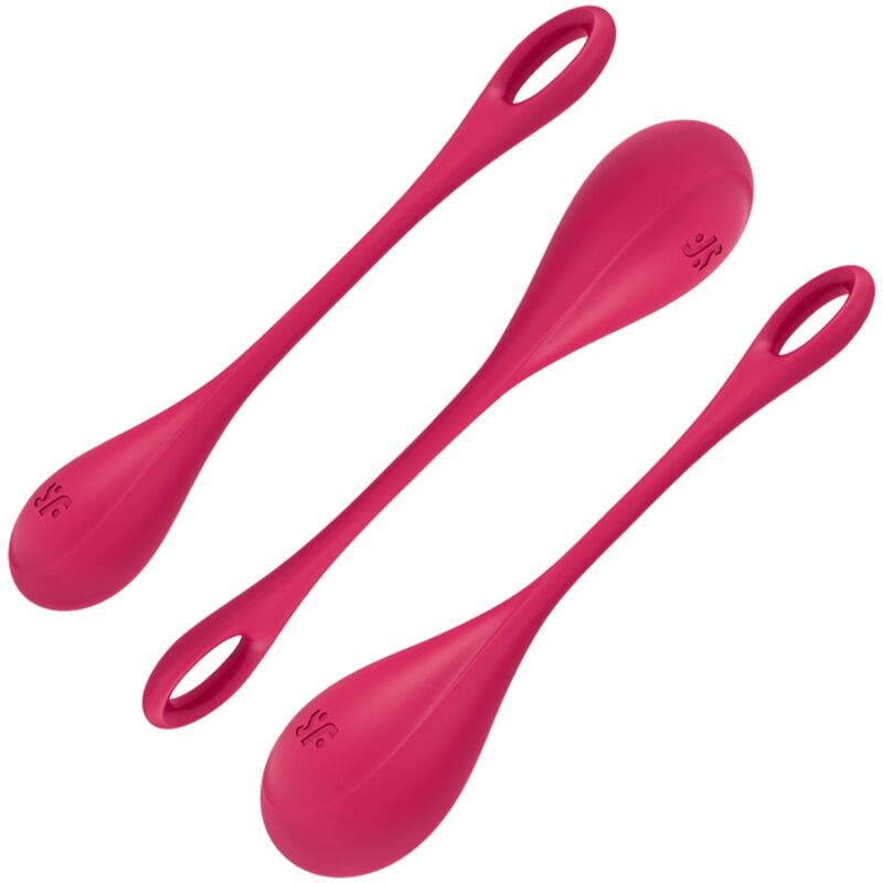 SATISFYER – YONI POWER 1 TRAINING SET RED