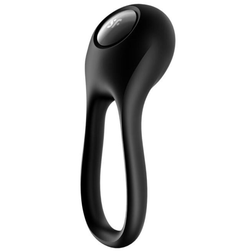 SATISFYER – MAJESTIC DUO RING VIBRATOR BLACK