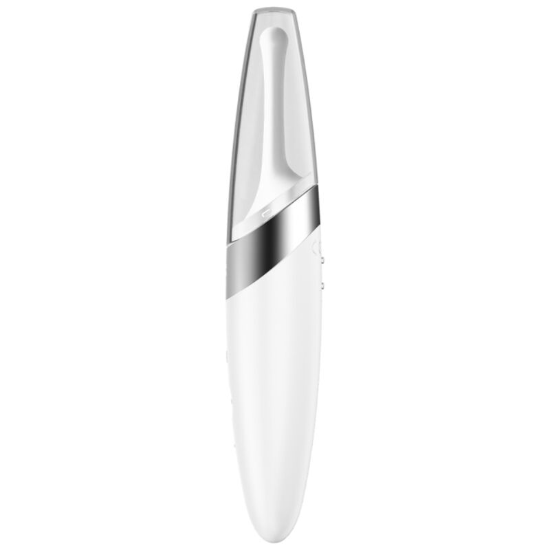 SATISFYER – TWIRLING DELIGHT CLIT TIP VIBRATOR WHITE