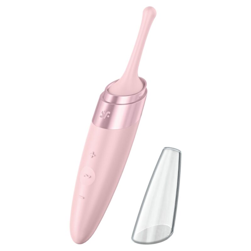 SATISFYER – TWIRLING DELIGHT CLIT TIP VIBRATOR PINK