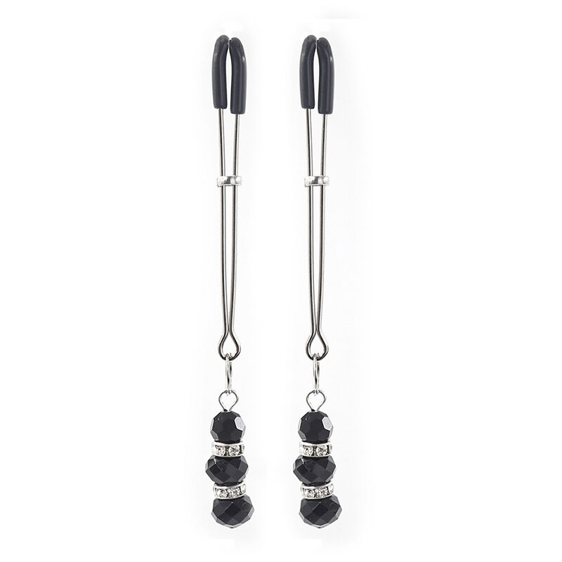 OHMAMA FETISH - NIPPLE Clamps WITH CRYSTAL STONES - Image 4