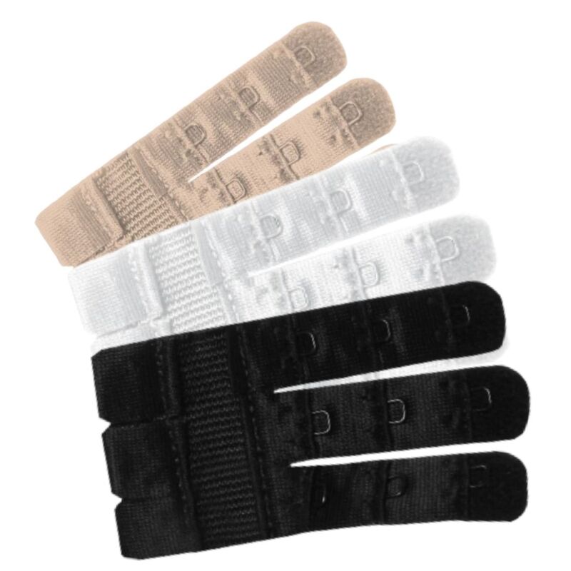 BYE-BRA – FLEXIBLE CONTOUR EXTENDERS 3 HOOKS 3 UNITS