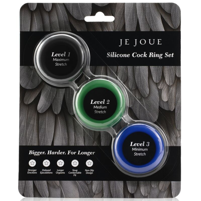JE JOUE – SILICONE SET SILICONE PENIS RINGS