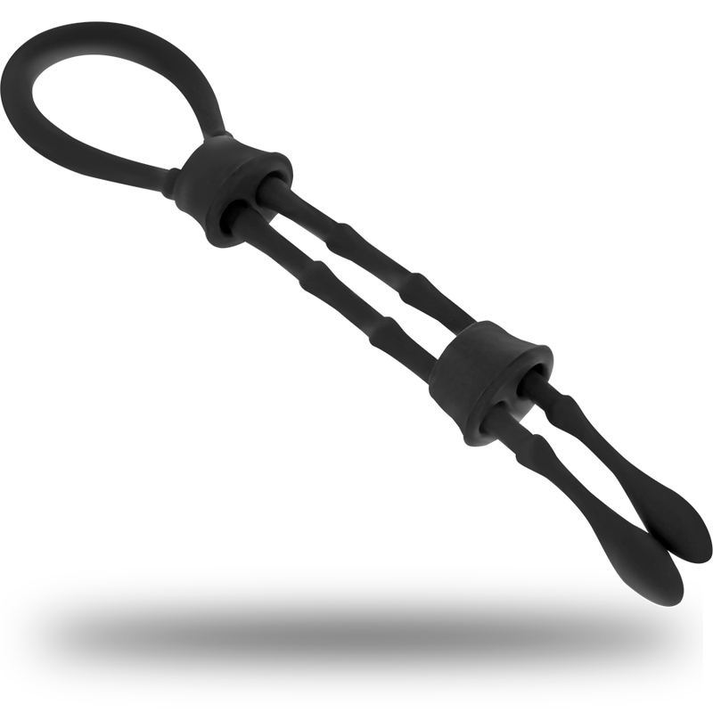 OHMAMA FETISH – SILICONE CORD-COCK AND TESTICLES RING