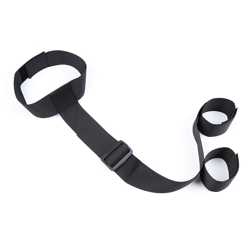 OHMAMA FETISH – WRIST HANDCUFFS AND NYLON COLLAR