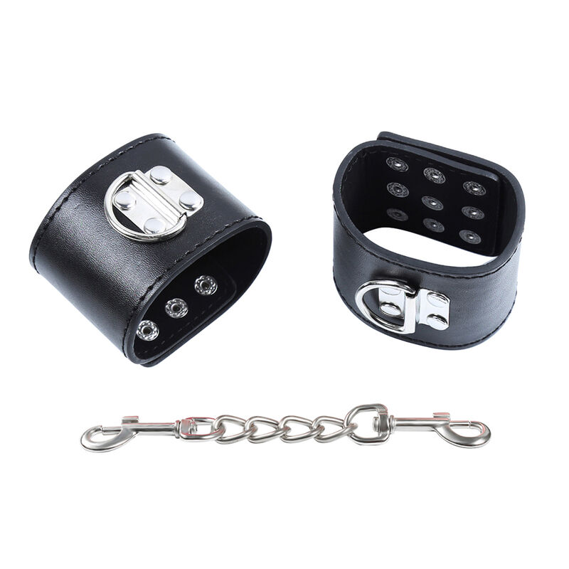 OHMAMA FETISH – WRIST RESTRAINTS SNAP FASTEN METAL