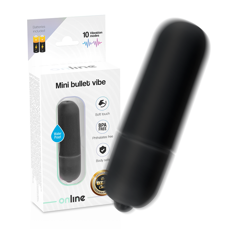 ONLINE – MINI BULLET VIBE BLACK