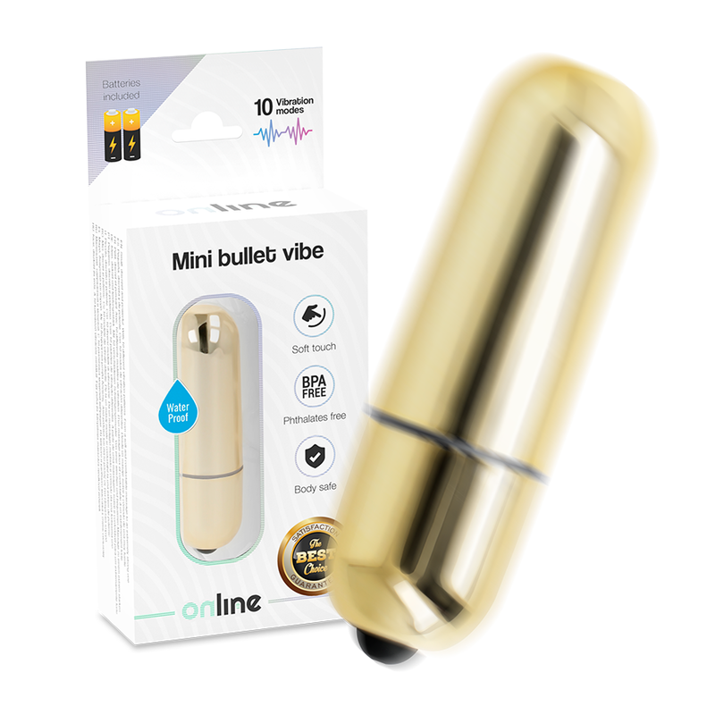 ONLINE – MINI BULLET VIBE GOLDEN