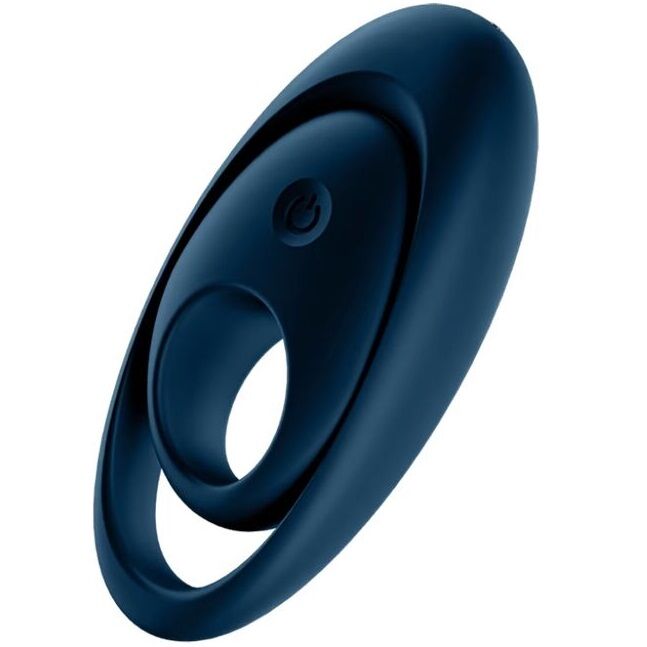 SATISFYER – GLORIOUS DUO RING VIBRATOR BLUE