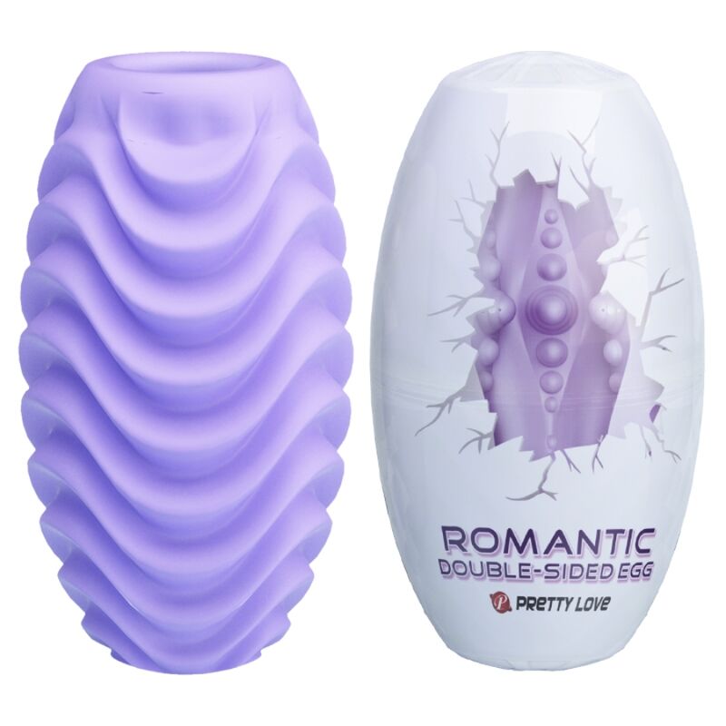 PRETTY LOVE – DOUBLE SIDED LILAC MASTURBATOR EGG