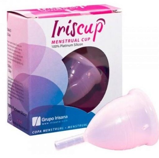 IRISCUP – SMALL PINK MONTH CUP A + FREE STERILIZER BAG