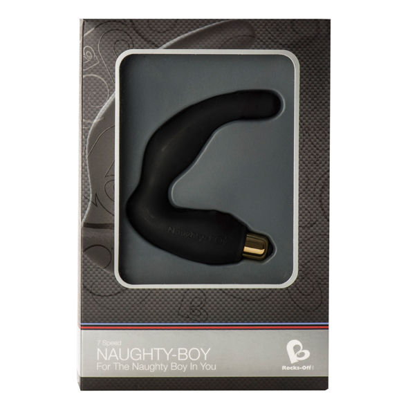ROCKS-OFF – NAUGHTY-BOY MALE G-SPOT MASSAGER 7 V BLACK